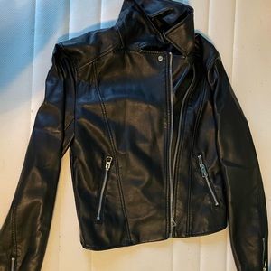 Faux leather jacket